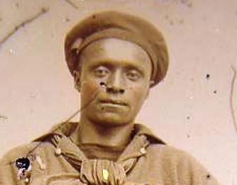 African American sailor in Union uniform