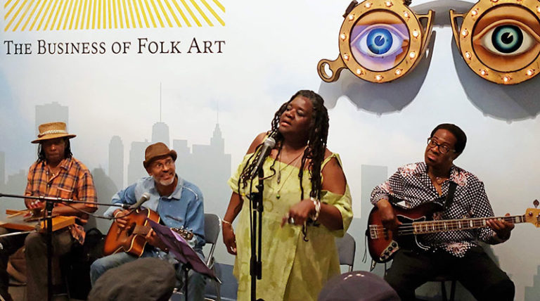 Vienna Carroll and Band Perform at the American Folk Art Museum. Review